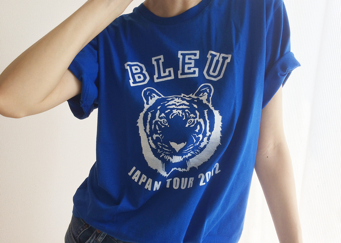 bleu japan tour t-shirt main new
